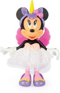 בובת אופנה מיני מאוס עם 2 תלבושות שונות ו-10 אביזרים - חד קרן