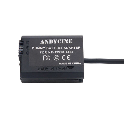 ANDYCINE D-TAP סוללת דמה ל- NP-FW50