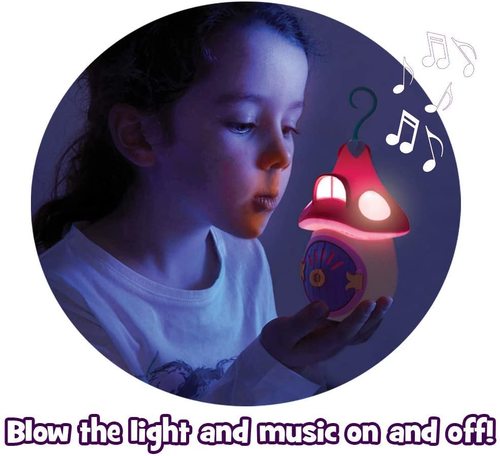 גן הפיות המופלא שלי - גן אורות עם מגדלור מנגן ומאיר וגשר, גינת פיות לגידול עצמי עם מגוון דמויות ואביזרים