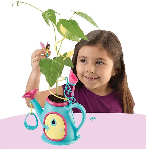גן הפיות המופלא שלי - משפך פריחת השעועית, גינת פיות לגידול עצמי עם מגוון דמויות ואביזרים