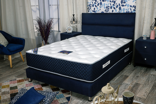 מזרן זוגי קפיצי פוקט שילוב בד מגבת דגם גולדן פוקט 180X200
