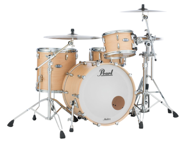 סט תופים 4 חלקים Pearl Masters Maple Complete