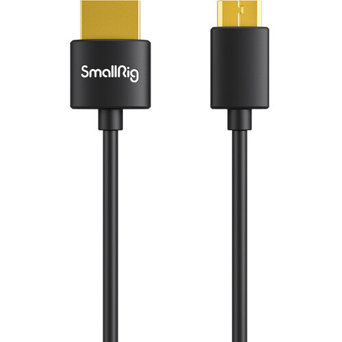SmallRig כבל  3040 4k HDMI דק במיוחד (C ל A) 35 ס