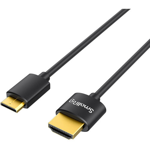 SmallRig כבל  3040 4k HDMI דק במיוחד (C ל A) 35 ס