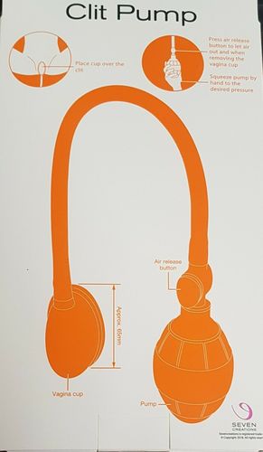 משאבה ידנית לדגדגן   Seven Creations -Clit Pump 