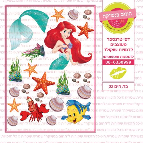 דף סוכר אריאל בת הבת ים 
