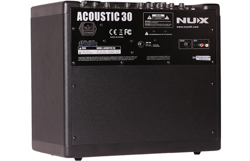 מגבר גיטרה אקוסטית ושירה מדגם NUX Acoustic 30