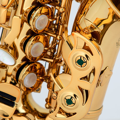 סקסופון סופרן מעוקל בצבע זהב CCS-22 מבית Chateau TAIWAN