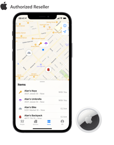 Apple AirTag 2nd generation חבילת 4 יחידות 