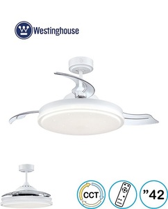 מאוורר תקרה 42" PINTA כנפיים מתקפלות לד מובנה 36W שלט Westinhouse