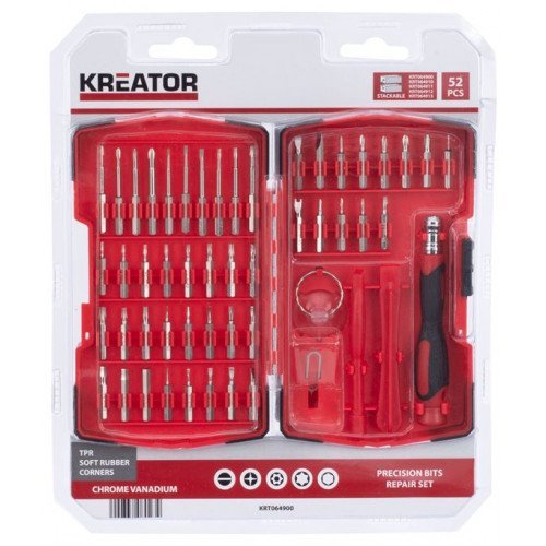 סט מברגי דיוק 52 יחידות KRT064900 KREATOR