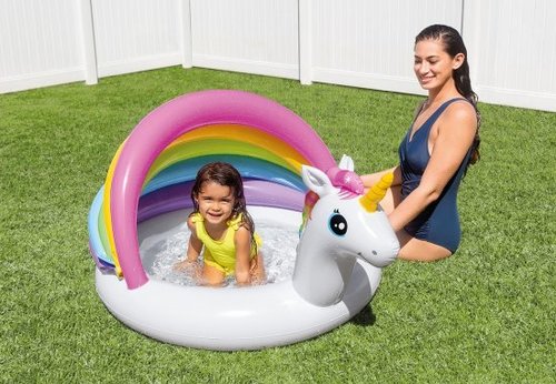 בריכת תינוקות 127X101X69 ס''מ Intex 57113 - חד קרן 