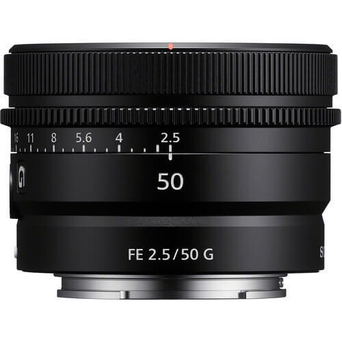 עדשת Sony FE 50mm f/2.5 G