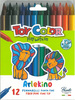 12 טושים דקים איכותיים TOY COLOR