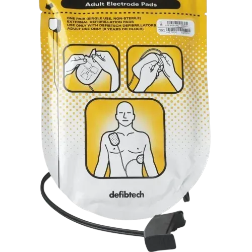 אלקטרודות לדפיברילטור LIFELINE AED חברת Defibtech - מבוגר