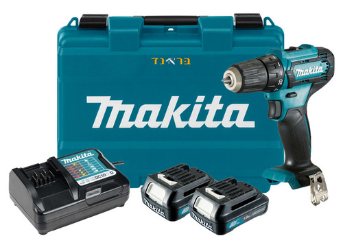 מברגה/מקדחה רוטטת נטענת 12V + שתי סוללות 1.5AH