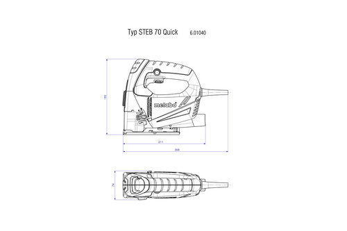 משור אנכי 570W, עומק חיתוך 70 מ