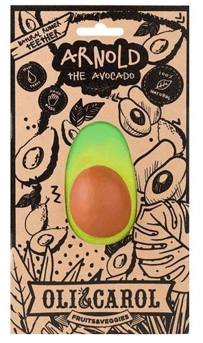 נשכן תינוק עשוי 100% גומי טבעי בעבודת יד - ארנולד האבוקדו