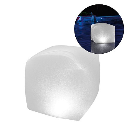 מנורת קוביה LED צפה לבריכה INTEX 28694