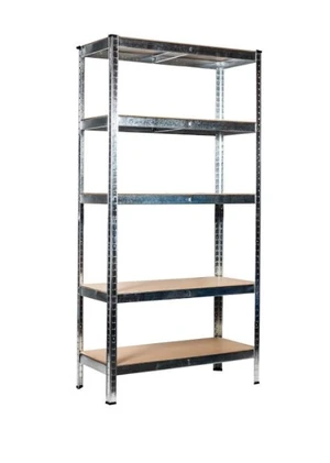 מערכת 5 מדפים 90x40x180 ס"מ מעמס 175 ק"ג -שחור ROHER