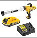 אקדח סיקה 18V + שתי סוללות 5.0AH DCE580D1