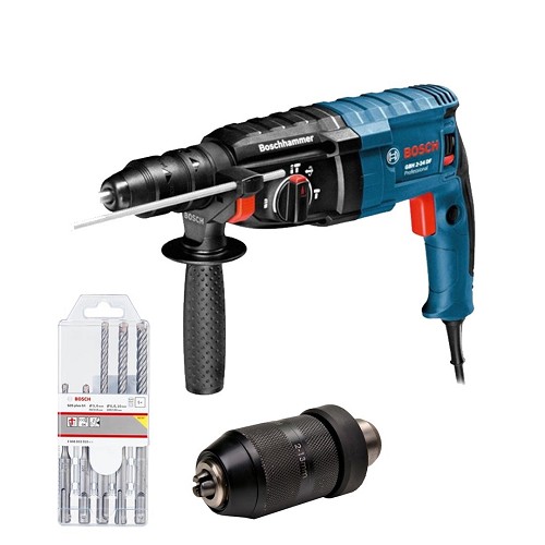פטישון 24 מ"מ+פוטר מתחלף+סט מקדחים מתנה! GBH2-24DF BOSCH