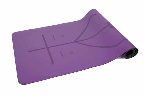 מזרן יוגה מקצועי גומי טבעי מצופה PU דגם  PURPLE