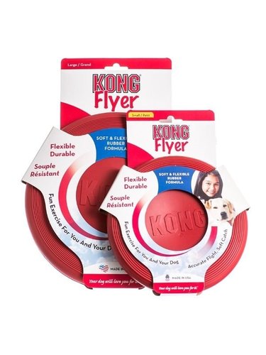 קונג צלחת מעופפת S KONG Flyer Rubber S