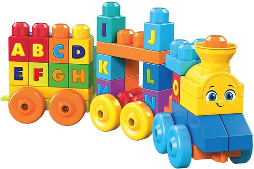 רכבת מוזיקלית אותיות 50 חלקים מגה בלוקס 