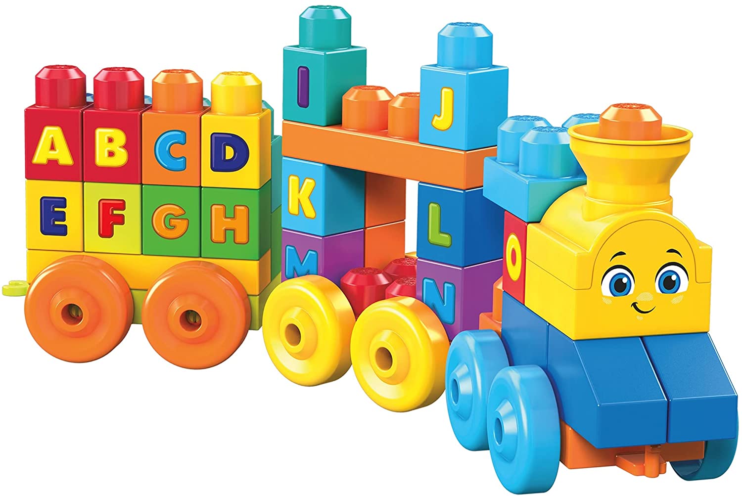 רכבת מוזיקלית אותיות 50 חלקים מגה בלוקס 