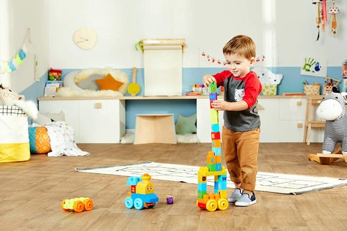 רכבת מוזיקלית אותיות 50 חלקים מגה בלוקס 