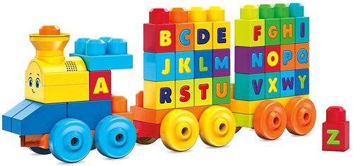 רכבת מוזיקלית אותיות 50 חלקים מגה בלוקס 