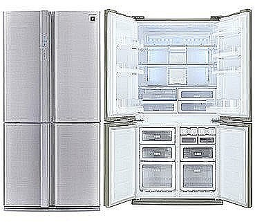 מקרר ‏מקפיא תחתון Sharp SJ8620 ‏615 ‏ליטר שארפ