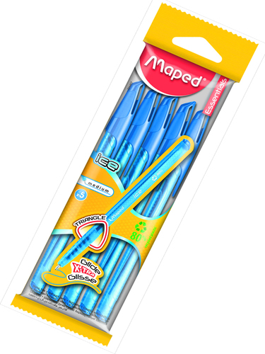מארז 5 עטים כחולים MAPED ICE