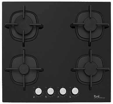 כיריים זכוכית יציקה SOL דגם F6GBC-644
