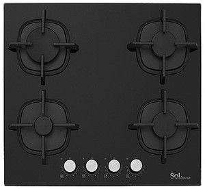 כיריים זכוכית יציקה SOL דגם F6GBC-644 סול