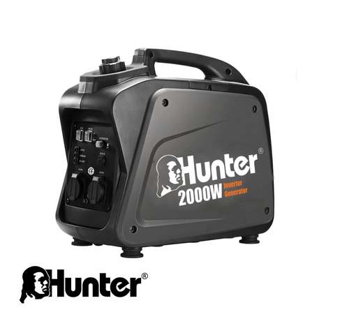 גנרטור אינוורטר מושתק 2000W | הנעה ידנית | Hunter