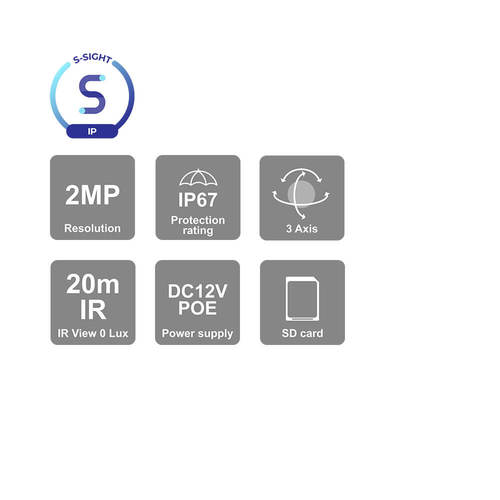 מצלמת אבטחה  PROVISION I2-320IPS-28 2MP