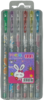 סט 6 עטי ג'ליטר צבעוניים נוצצים