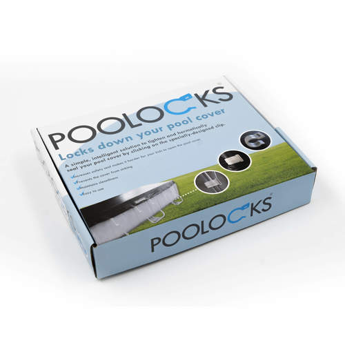 פולקס  poolocks - קליפסים להידוק וסגירה של כיסוי הבריכה