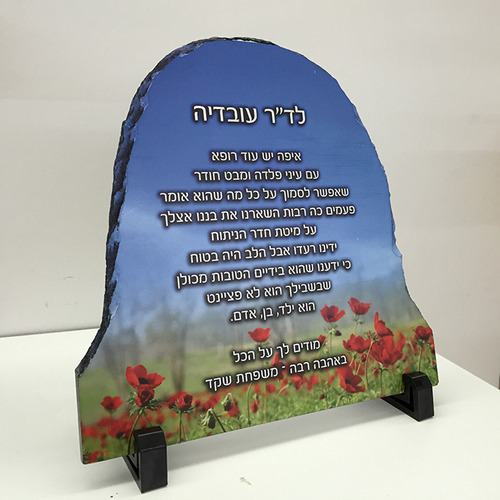 אבן בזלת קמורה