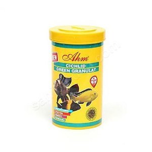 Ahm מזון צמחי מגורען לציקלידים 250 מ"ל Cichlid Green Granulat
