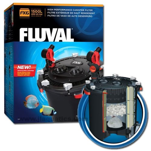 פילטר חיצוני לאקווריום דגי נוי פלובל FX6 3500 ליטר Fluval FX6 External Canister Filter