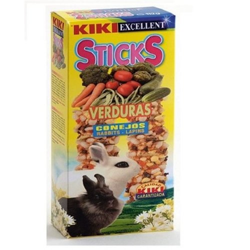 קיקי מקלות דבש ירקות לארנב 112 גרם Kiki Sticks Vegetables For Rabbits