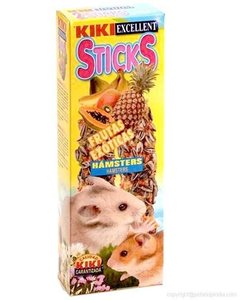 קיקי מקלות דבש פירות אקזוטיים לאוגר 112 גרם Kiki Sticks Exotic Fruits For Hamsters
