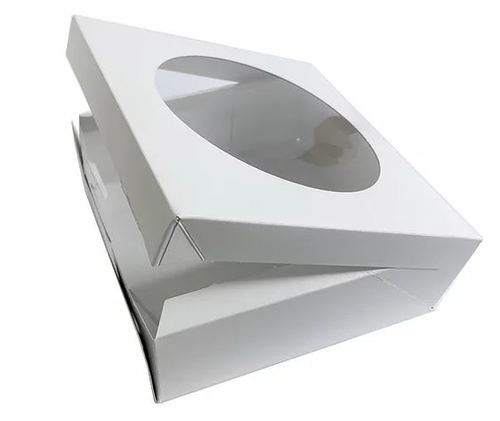 אריזה אינטגרלית חלון לעוגה חום קראפט 24X24X9