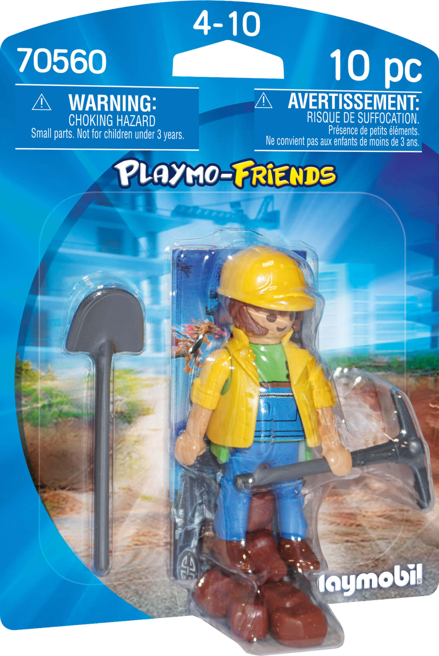משחק פליימוביל עובד בנייה לגילאי 4-10 