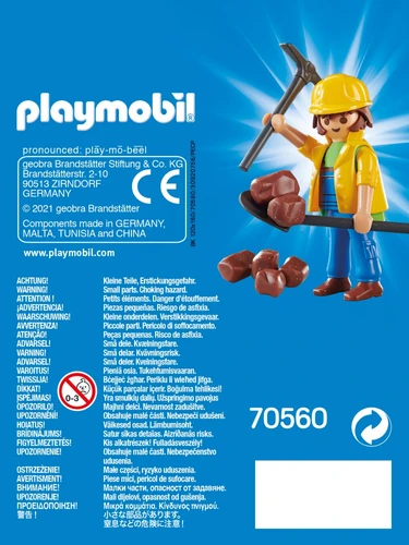 משחק פליימוביל עובד בנייה לגילאי 4-10 