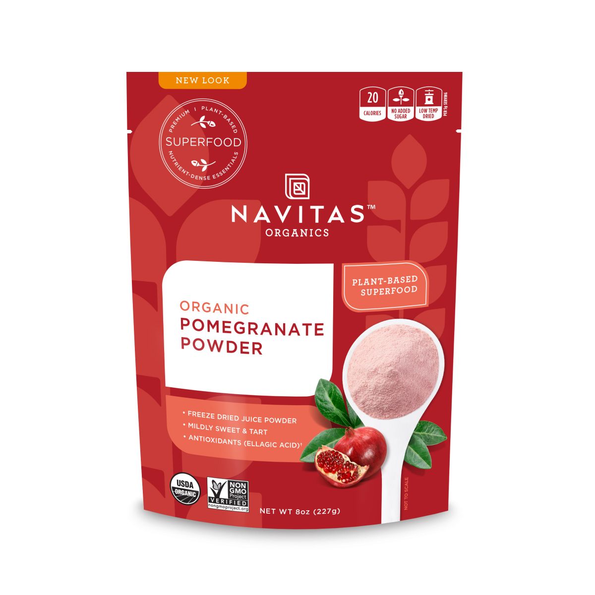 אבקת רימונים 227 גרם - NAVITAS NATURALS