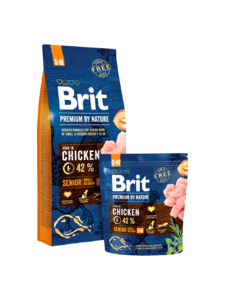 בריט פרימיום עוף סניור 15 ק"ג Brit 